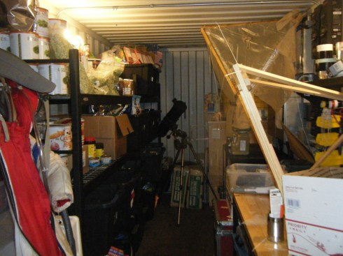 The Sea Can, from inside.